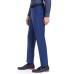   Men’s Slim-Fit PerFormance Active Stretch Blue Sharkskin Suit Separate Pants