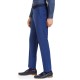   Men’s Slim-Fit PerFormance Active Stretch Blue Sharkskin Suit Separate Pants