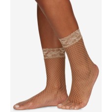 Berkshire Fishnet Anklet With Lace Top