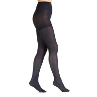 Berkshire Women’s Luxe Opaque Control Top Tight, Navy, 1X-2X