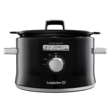 Calphalon 5.3-Quart Precision Control Slow Cooker Removable Pot Ceramic Coated
