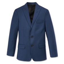 Calvin Klein Boys’ Big Blazer Suit Jacket (Bright Blue, 16 Husky)