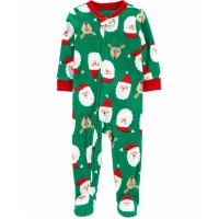Carters Carters Baby Boys Footed Flee Green 18 Months