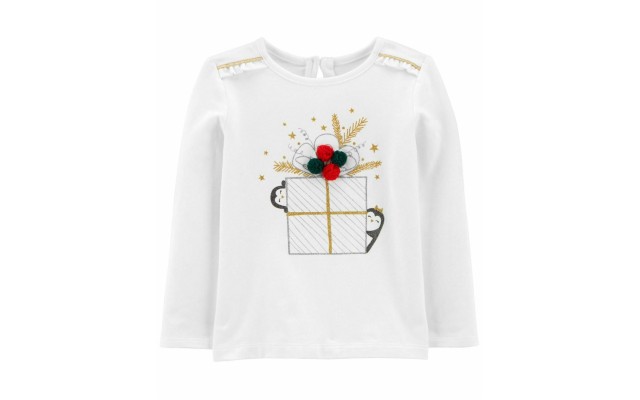 Carter’s Toddler Girl Christmas Jersey Tee