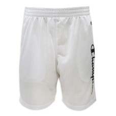 Champion Boys Heritage Script Mesh Short (X-Large, White/Black)