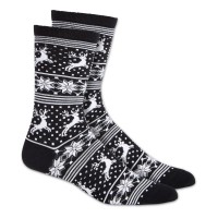 Charter Club Finland Isles Crew Socks Black