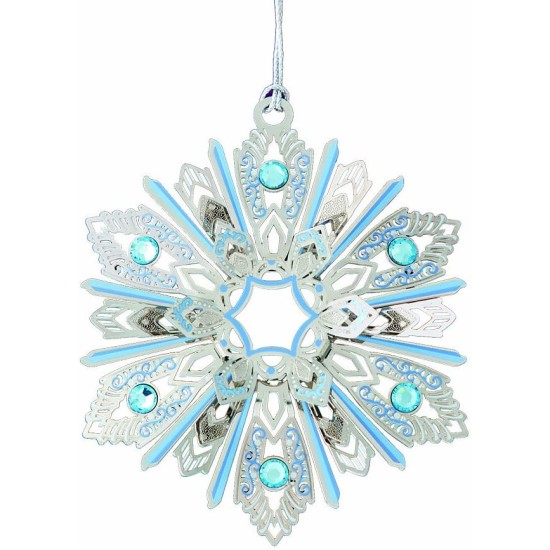  Jeweled Snowflake Ornament