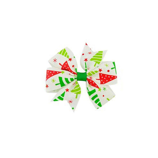  8pcs Christmas Ribbon Hair Clip,3Inch Bow Hair Pin for Baby Girls, Christmas, Birthday, Preschool Gift for Toddler Girls, Preschoolers, Kindergarten Girls, Snowflake