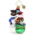  Hand-Crafted European Glass Christmas Ornament, 2020 Winter Friends Gem