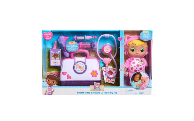  Junior Doc McStuffins Lil’ Nursery Pal and Toy Hospital Doctor’s Bag Set