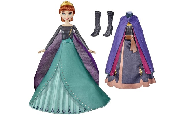 Disney’s Frozen 2 Anna’s Queen Transformation Fashion Doll with 2 Outfits and 2 Hair Styles