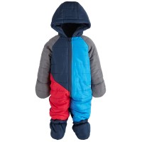 First Impressions Baby Boys Colorblock Snowsuit (Blue, 3-6 Months)