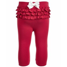 First Impressions Baby Girl Ruffle Butt Legging Red 0-3 Months