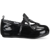  Baby Girls Black Patent Walker Flat