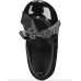  Baby Girls Black Patent Walker Flat