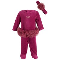 First Impressions Baby Girls Ft Ballerina Coverall