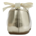  Baby Girls Gold Scallop Walker Flat