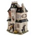 Fitz & Floyd Halloween Harvest Haunted House Cookie Jar (10.5″L x 8.75″W x 15″H)
