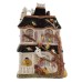 Fitz & Floyd Halloween Harvest Haunted House Cookie Jar (10.5″L x 8.75″W x 15″H)