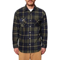 Freedom Foundry Men's Plaid Fleece Shirt, Green, Medium