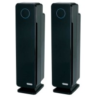 GermGuardian 4-in-1 Air Purifier with UV-C Sanitizer 2-Pack of, 5-Speeds