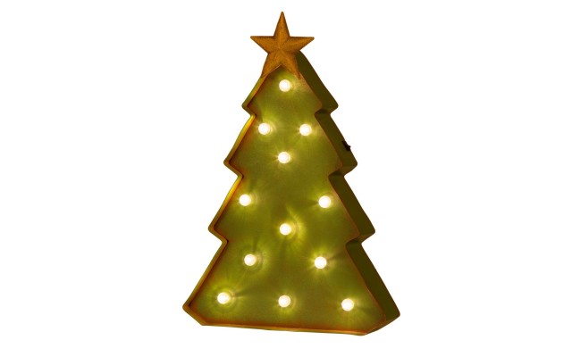  16.14″ H Holiday Christmas Tree Marquee Decor