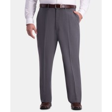 Haggar Men’s Big & Tall Classic-Fit Stretch Flat-Front Dress Pants