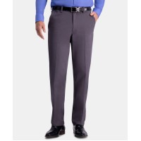 Haggar Men’s Premium Comfort Khaki Flat Front Classic Fit Pant Navy 36×29