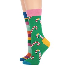 Happy Socks Christmas Cracker Candy Cane Gift Box