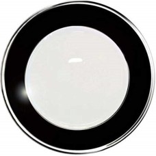 Haviland Laque de Chine Platinum Noir Bread & Butter Plate 6.3 inc