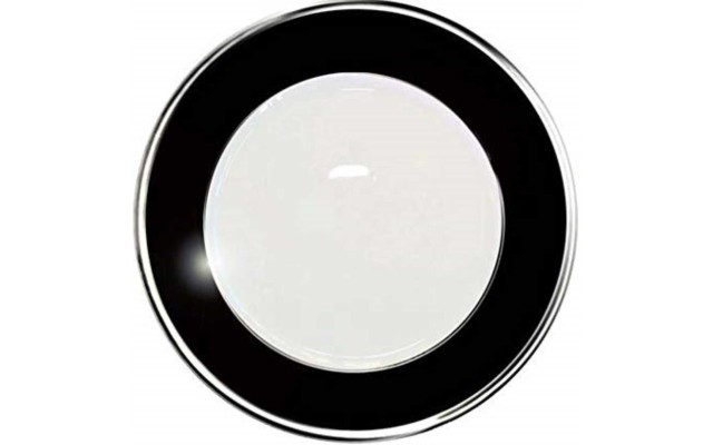 Laque de Chine Platinum Noir Bread & Butter Plate 6.3 inc