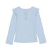  Little Girls Balloons Long Sleeve Tee (Blue, 4)