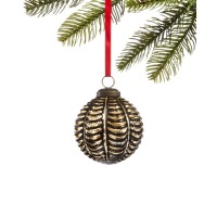 Holiday Lane Black Tie Copper-tone Ornament