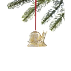 Holiday Lane Bugs & Botanical Snail Ornament