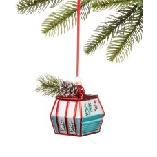 Holiday Lane Chalet You Stay, Glass Ski Gondola Ornament