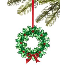 Holiday Lane Christmas Cheer Wreath Ornament