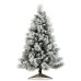  Cozy Christmas Pre-lit Flocked 36″ Tree with Pinecones & Ornaments