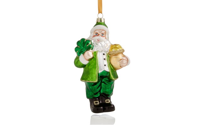 Irish Santa Ornament