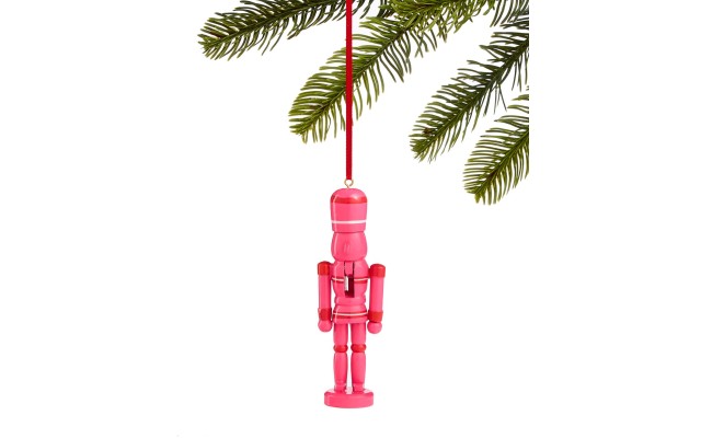  Merry Brightest Pink Nutcracker Ornaments