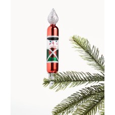 Holiday Lane Peppermint Twist Nutcracker Clip Ornament