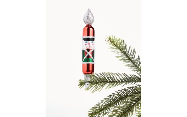  Peppermint Twist Nutcracker Clip Ornament