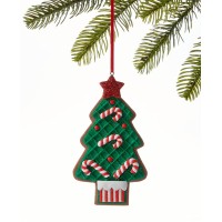 Holiday Lane Santa’s Favorites Tree with Candy Canes Ornament