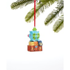 Holiday Lane World Traveler Piggy Bank Travel Fund Ornament