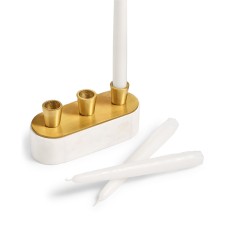 Hotel Collection Marble Candle Holder