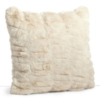 Hudson Park Sculpted Faux Fur Decorative Pillow, 20 x 20