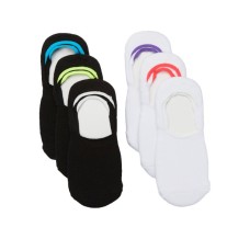 HUE Women’s Low Cut Sneaker Liner Socks with Cushion