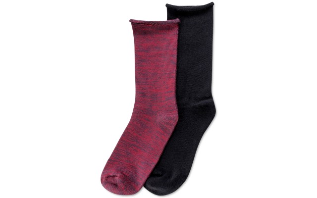  womens Soft Knit Crew Boot Socks 2 Pair Pack