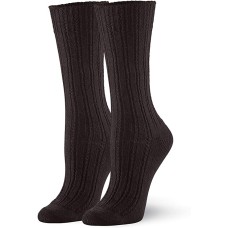 Hue Women’s Temp Tech Tuck Stitch Ribbed Socks