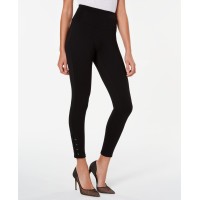 INC International Concepts INC Women’s Laced-Ankle Leggings (Black, XXL)
