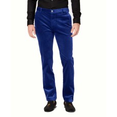 INC International Concepts Men’s Pants Solid Ink Velvet Milan Slim Fit Straight